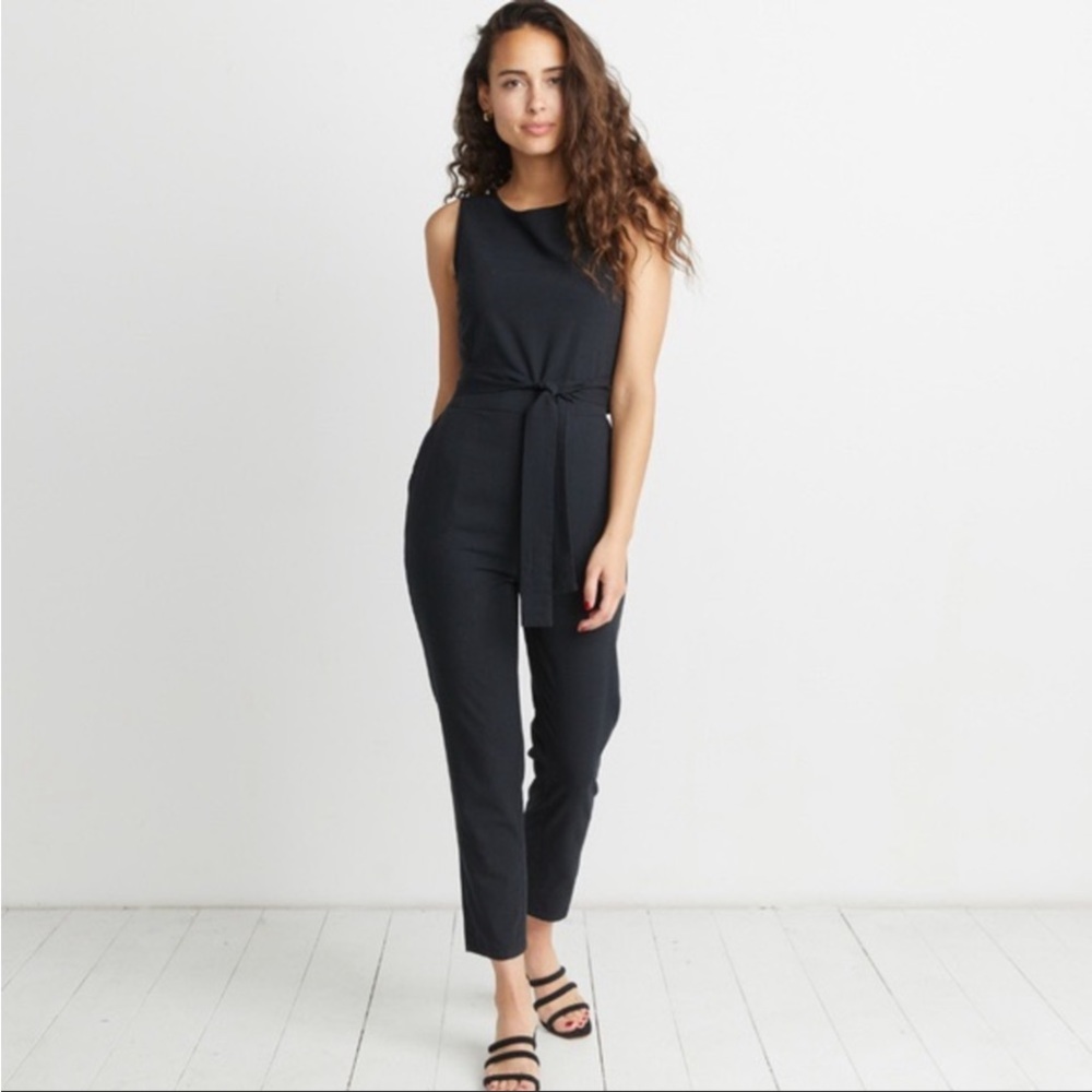 Marine Layer Eloise belted jumpsuit